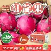 【i郵購】晞品果園紅龍果(火龍果) [預購]115年彰化二林紅龍果_6台斤裝