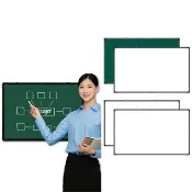 帆智星 掛式雙面磁性白板 30*45公分 家用教學寫字板 可擦寫繪畫板 記事板 塗鴉板 留言板 小黑板