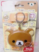 【買動漫】♥小花花日本精品♥拉拉熊懶懶熊輕鬆熊 鑰匙圈/鎖圈 警報防身器 防狼警報器 咖啡色大臉 41099902