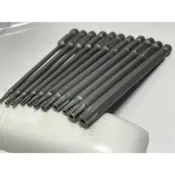 (店+)六角柄 6.35 星型起子組 帶磁有孔 梅花起子組 帶孔 十公分 起子機用 中空星型起子