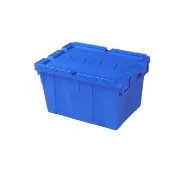 【真心良品】雙翼型掀蓋物流箱50L-3入(MIT台灣製 堅固耐重 衣物/存物/搬家整理好幫手)