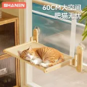 💗精心挑選💗 貓吊床貓咪窗戶吸盤玻璃吊床貓窩陽臺嚮雲端邊大尺寸懸掛式爬架2509