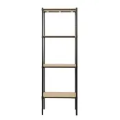 【dayneeds 日需百備】松木 60x30x180公分烤漆四層架 全松木 多款可選(木板層架/收納層架/層架/鐵架)