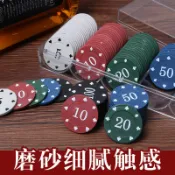 德州撲克籌碼 麻將籌碼✨晟云籌碼幣德州撲克籌碼套裝拉斯維加斯麻將籌碼百家樂小圓片籌碼 遊戲籌碼 皇冠籌碼
