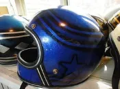 1970哈雷重型機車騎士co chopper old school shoei buco藍星金蔥古董tt安全帽bell moto 3 iii mccoy 883 sporster w650 w800
