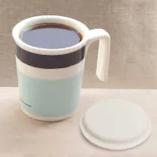 小海軍親親馬克杯+白瓷杯蓋 -P+L杯組(台灣製可微波烤箱)
