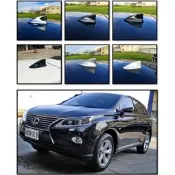 【現貨】圓夢工廠 Lexus RX RX330 RX350 RX270 RX450 鯊魚鰭天線蓋飾貼 烤漆黑 銀 白 鍍