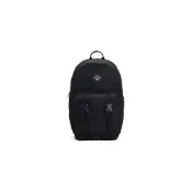(店+)【UNDER ARMOUR】1364184-002 安德瑪 訓練運動拉鏈開合 滌綸 書包背包雙肩包 常規 男女同款情侶款 黑色