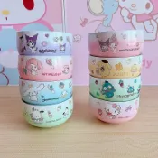 （無蓋子）三麗鷗304不鏽鋼碗 隔熱防燙 兒童輔食碗 學生米飯碗 庫洛米大耳狗可愛家用餐具【AA-013】2