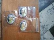 早期大陸2016年的生肖猴銀幣三枚，希少