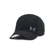 【UNDER ARMOUR】UA M VELOCITI LOW ADJ 運動 慢跑 黑 帽子 -1383477-001