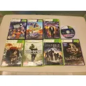 xbox360舞動全身3、死亡之島激流、死亡復甦2、夢魘降臨、最後壹戰瑞曲之戰、現代戰爭4、逍遙快車、舞力全開裸