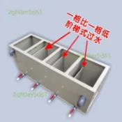 PP塑料大型加厚靜音過濾槽魚缸箱錦鯉池魚池干濕分離過濾箱器定制 不含運