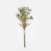(店+)【HOLA】查莉擬真花插波斯菊花52cm 淡藍