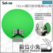 【Selens ASLS020 130cm圓形椅背綠幕Key板】去背 綠幕 直播 攝影棚 附收納袋 公司貨 免安