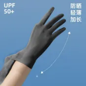 🤍冰絲防曬手套 觸控 抗UV 止滑 🤍稻草王夏季防曬透氣防曬手套女防紫外線薄款騎車開車加長款手套