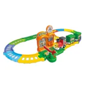 (店+)【Vtech】嘟嘟車系列-歡樂小火車軌道組 感統玩具 火車玩具 麗兒采家