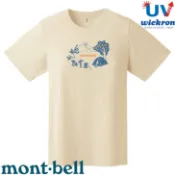 【台灣黑熊】日本 mont-bell 1114785 女款 Wickron 帳篷之夜 短袖排汗衣 抗UV 抗菌除臭