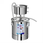 摩可美家 【現貨】304不鏽鋼蒸餾器 純露機 精油萃取器 家用蒸餾設備 小型蒸餾鍋 多用途蒸餾器