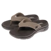 63*SKECHERS 男鞋 夾腳拖 拖鞋 足弓 快乾布 棕 ARCHFIT 2.0 SANDAL 229307BRN