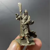【核心賣點】白銅祥龍關公像擺件 武聖 武財神 關羽 九龍關二爺 關聖帝君 客廳 辦公室 裝飾擺件 風水 宗教用品 擺飾 