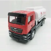 宅米吉 全新盒裝現貨~1:64德國MAN合金車頭 道達爾油罐車卡車模型車 合金 模型車 玩具 小汽車 收藏 交通