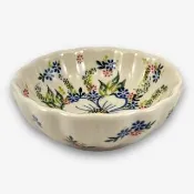 【SOLO 波蘭陶】波蘭製 Vena 波蘭陶 12CM 波浪碗 麗水芙蓉系列