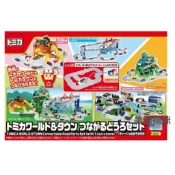 【美國媽咪】TOMICA 新城鎮 道路組 附T君房子 TW95969 交通世界 多美 城鎮 道路底板