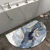 巴芙洛家居生活館 硅藻土吸水防滑軟式踏墊 止滑墊 浴室踏墊 地墊