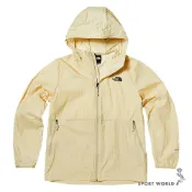 The North Face 北臉 男連帽風衣外套 防曬 吸濕 排汗 卡其【運動世界】NF0A7WAN3X4