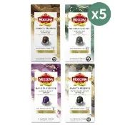 【MOCCONA 摩可納】義式濃縮咖啡膠囊10顆/盒x5盒組 (適用於Nespresso Original系列膠囊咖啡機)