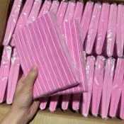 指甲銼雙面海綿銼美甲拋光打磨指甲砂條修型菱形海綿搓條美甲工具