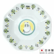 asdfkitty可愛家精品店 asdfkitty*日本製 MOOMIN嚕嚕米 陶瓷八角盤/炒飯盤/餐盤-正版