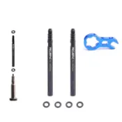RISK自行車法式氣嘴延伸管 不可拆款 45mm 80mm（1包兩支延長桿+工具+密封圈）