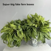 【造景攝影】超大假波士頓蕨類植物仿真蕨類室內植物蕨葉景觀植物造景裝飾傢居裝飾咖啡廳裝飾