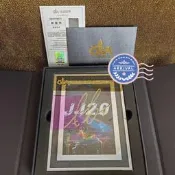 林俊傑周邊 簽名照 演唱會紀念 附CSA認證 帶相框含證書 生日禮物 限定款 居家收藏