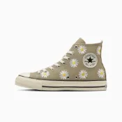 (店+)【CONVERSE】預購 日本限定 Converse ALL STAR Ⓡ DAISYFLOWER HI 高筒 小雛菊刺繡 奶茶