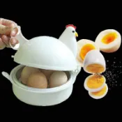微波爐蒸盒煮雞蛋食品級單人煮蛋器蒸蛋器小型一人宿舍可愛廚房