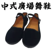 (店+)中式廣場舞鞋 WULA烏拉 功夫鞋 道具舞鞋 黑色舞鞋 布面平底鞋 中國風舞蹈鞋 中式鞋款 中式綁帶
