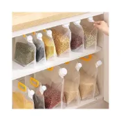 (店+)五穀雜糧塑料米桶密封袋防潮防蟲透明加厚手提袋家用紅豆大米袋