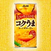 (店+)【ASAHI 朝日】5罐組 日本原裝進口 日式巧達奶油玉米濃湯 185ml (家庭主婦必備料理 泡麵搭配首選) 冬天熱飲