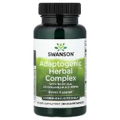 【iHerb】Swanson Vitamins, 適應原草本複合物，含掃羅瑪布爾、南非醉茄和人參，60 粒全素膠囊