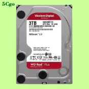 5Cgo【含稅】WD/西部數據 WD30EFZX 3TB 5.4K轉 128M 3.5吋 紅標Plus NAS伺服器桌