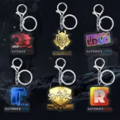 桃園快速🚚csgo14卡託titan貼紙皇冠咆哮掛件鑰匙扣遊戲實物周邊