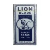 日本製 FEATHER 羽毛牌 LION 刀片 獅王雙面刀片 黑獅 刮鬍刀片 1小盒10片入