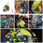 台灣出貨 Rossi 46 羅西 彩繪帽 鑰匙圈 小飛俠 猴王 安全帽 烏龜帽 五大洲 日月帽 AGV 小丑魚 雪人帽