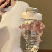 🦀  隨行杯 🦀搖搖杯蛋白質粉健身男運動水杯女生高顏值便攜隨手攪拌杯ins網紅