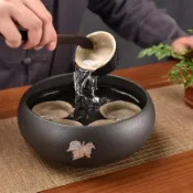 茶道 茶洗 陶瓷 茶水缸 日式 茶具 復古 茶渣缸 茶杯 筆洗 茶水盆 茶藝配件