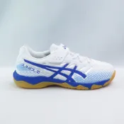 ASICS 1104A055100 中大童足球鞋 平底 JUNIOLE 7 IN 白x藍【iSport愛運動】