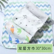【現貨不用等❤️】高密雙層紗布巾／六層紗布方巾  手帕 雙層口水巾  餵奶巾 洗澡巾